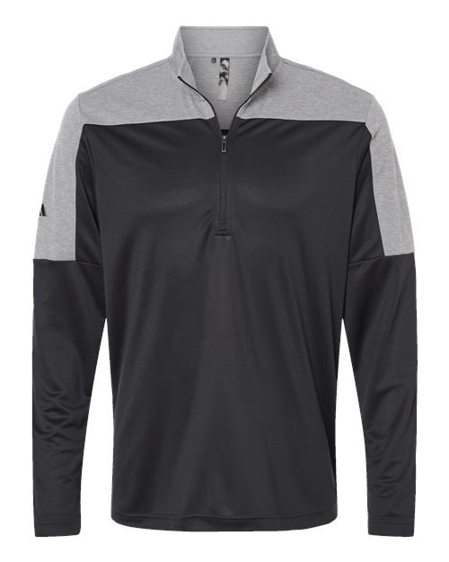 Adidas - Men's Ultimate365 Lightweight Colorblocked Quarter-Zip Pullover - A552 - Image 3
