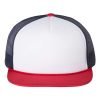 white-navy-red