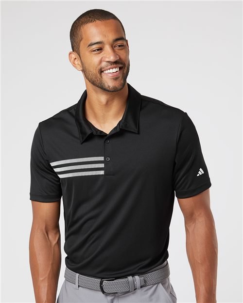 Adidas - Men's 3-Stripes Chest Polo - A324 - Image 4