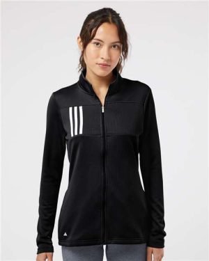 Adidas - Women's 3-Stripes Double Knit Full-Zip Jacket - A483
