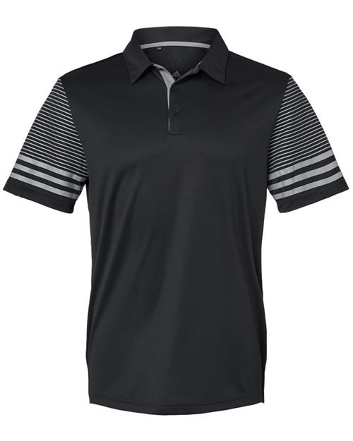 Adidas - Men's Striped Sleeve Polo - A490 - Image 4
