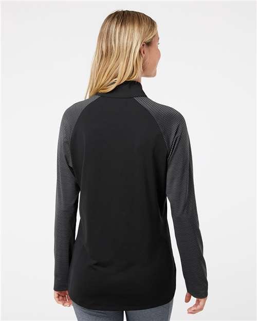Adidas - Women's Ultimate365 Lightweight Raglan Quarter-Zip Pullover - A521 - Image 2