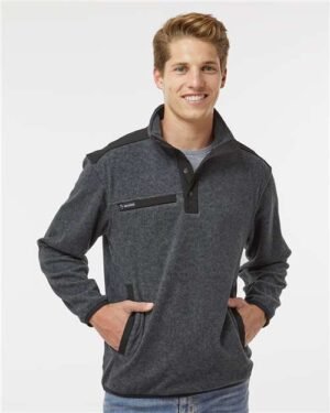 DRI DUCK - Men's Ranger Melange Fleece Pullover - 11727
