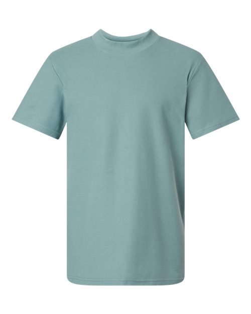 American Apparel - Unisex Pique Mockneck Tee - 11693 - Image 3