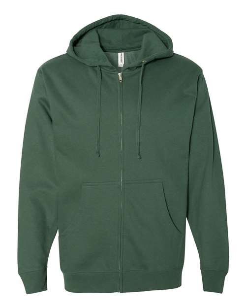 Independent Trading Co. - Unisex Midweight Full-Zip Hooded Sweatshirt - 1829 - Image 3