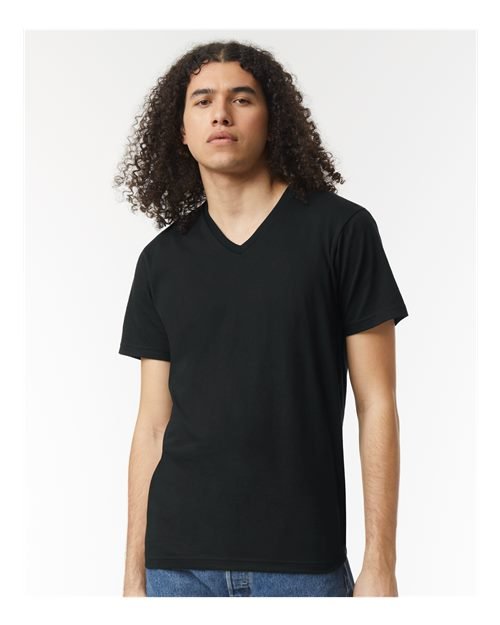 American Apparel - Unisex CVC V-Neck Tee - 10483